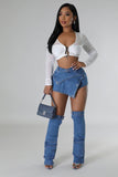 The Stallian Denim Skort Set