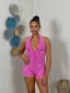 You know it pink wash Romper