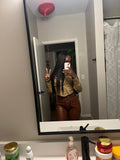 Snatched Leather Jeans