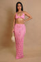 Soft life skirt set