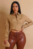 Suited for you Crop Top