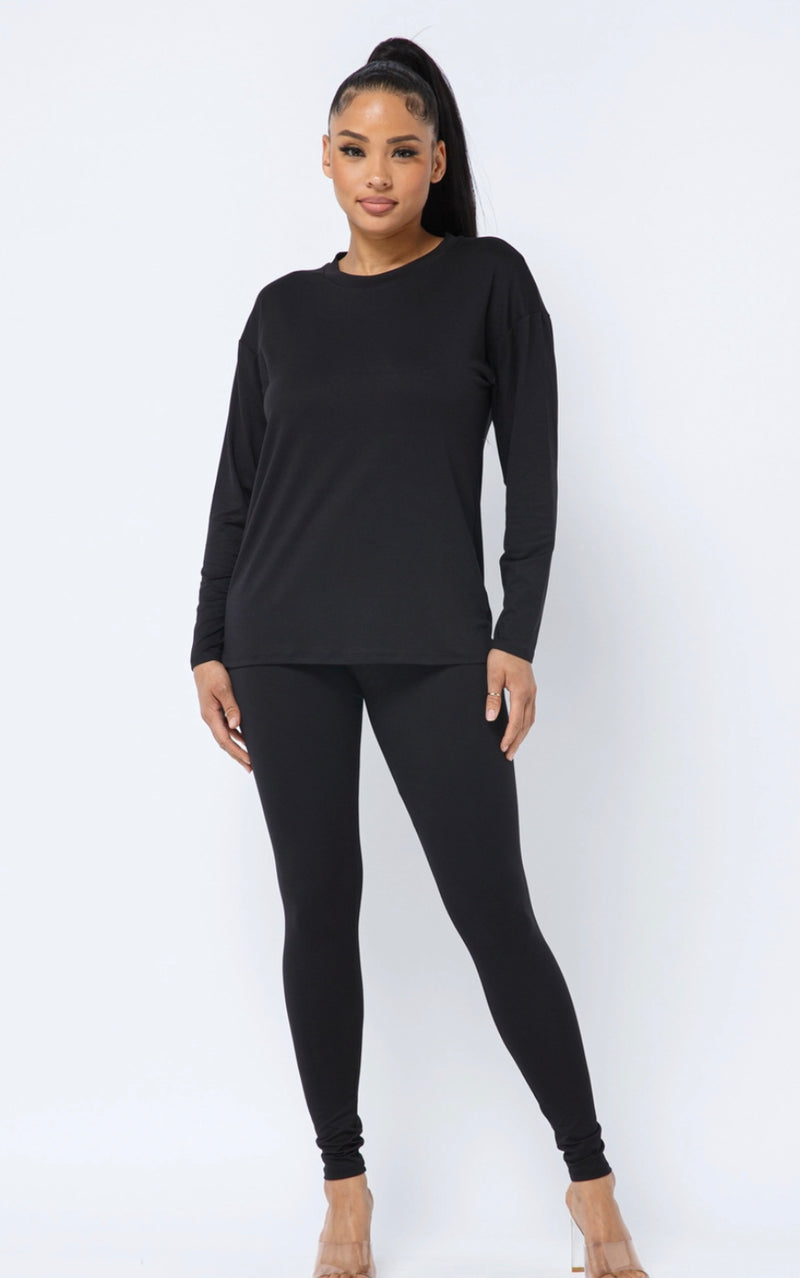 Basic 2pc Legging Set