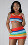 MULTI COLOR KNIT 2PC SET