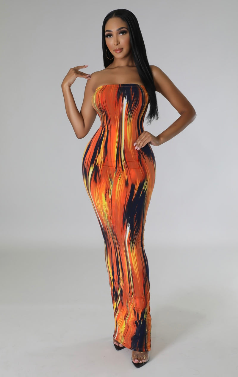 FLAMES UNDER THE SUNDRESS