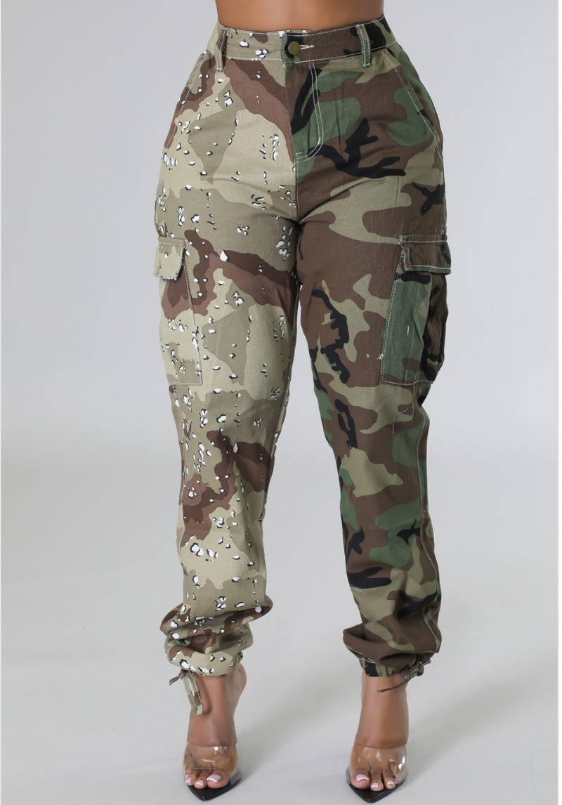 Pick a side Camo Bottoms